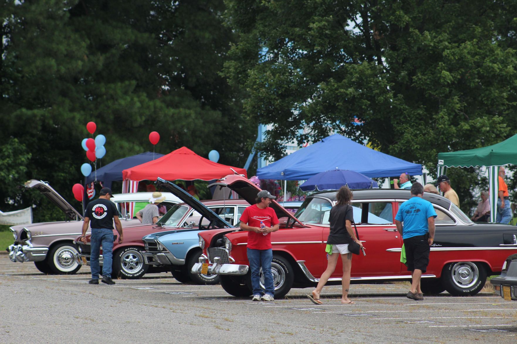 Various classic cars
